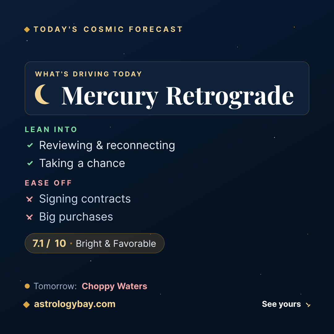 Cosmic Weather Today — Moon, Energy Score & the Next Major Shift ...